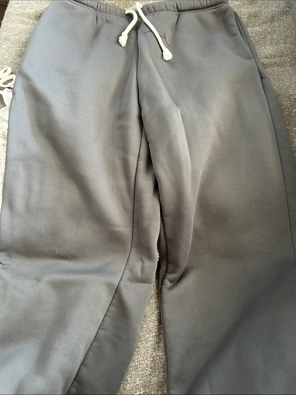 Women's Black Drawstring Jogger Sweatpants